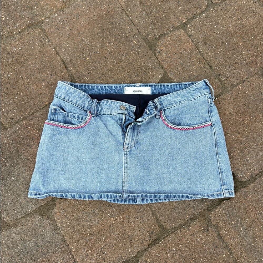 Hollister mini Jean skort size 10